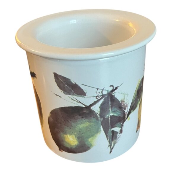 Dip Chiller Server Party Dish, 2 Piece Ceramic, Fruit Pattern by Gourmet Village - Picture 3 of 13